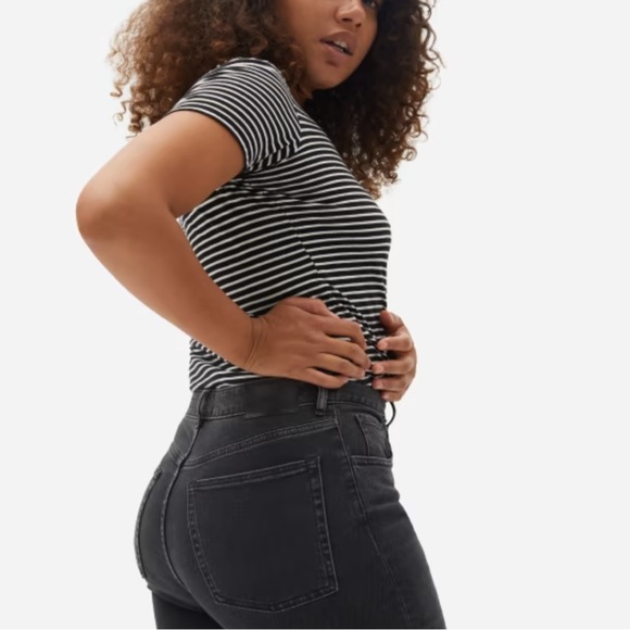 Everlane Charcoal Wash Cheeky Jeans - Picture 6 of 6